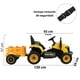 thumbnail image 5 of Tractor Montable Electrico para Niños Control Remoto Luz Led 12v - Amarillo, 5 of 8