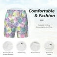 thumbnail image 5 of Lsque Mens Swim Trunks Sea Turtles Pattern - Bathing Suit Compression Liner - Beach Swim Shorts Swimwear - (S-3XL) - Stretch Quick Dry -3X-Large, 5 of 9