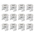 thumbnail image 1 of Leva Bloqueo Tuerca para Muebles, 80uds 15x12mm Junta Conector Bloqueo Tuercas Muebles Conexión Leva Montajes, Blanco, 1 of 5