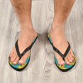 thumbnail image 6 of Unisex Comfort Flip Flops Summer Thong Sandals Non Slip Soles Flip Flop for Beach, Pool, and Daily Wear Yellow Sunflowers Pattern XS, 6 of 8