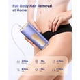 thumbnail image 5 of IPL Laser Hair Removal, JOOYEE Ice-Cooling IPL Hair Removal Device for Men and Women, Safe Long-Lasting at Home for Face Back Leg Arm Bikini Line, 5 of 8