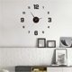 thumbnail image 2 of Large Wall Clock 3D Luminous Frameless Wall Clocks Digital Clock Wall Stickers Silent Clock for Home Living Room, 2 of 5