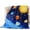Blue, variant on Cartoon Transportation Quilted Comforters Cooling Blanket Full Size, Helicopter Car Train Truck Sun Cold Comfort for Hot Sleepers Lightweight Air Conditioning Quilt Blanket for Bed