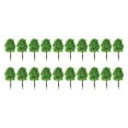 20x 9/5CM Model Trees for Train Railroad Diorama Wargame Landscape