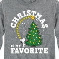 thumbnail image 3 of Peanuts - Christmas Is My Favorite  - Toddler And Youth Long Sleeve Graphic T-Shirt, 3 of 6
