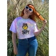 thumbnail image 2 of Graffiti Style Melty Face Tie Dye Spiral Women -Image by Shutterstock, Female XX-Large, 2 of 4