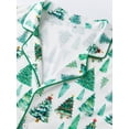 thumbnail image 5 of AIGUR Family Matching Christmas Pajama Set, Family Matching Pajamas Sets Cute Christmas Tree Button up Long Sleeves Shirt and Elastic Pants for Soft Loungewear, 5 of 11