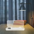 thumbnail image 2 of HOMEMAXS  Transparent Stationery Container Desk Pencil Case, 2 of 8