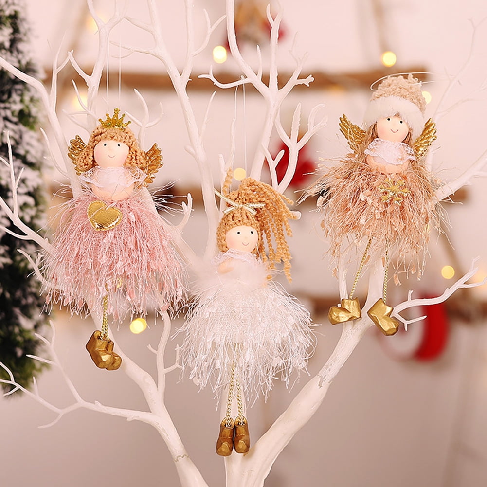 Christmas Angel Doll Pendant Xmas Tree Hanging Ornament Party Decor US 