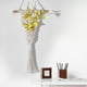 thumbnail image 5 of Bolsa de red decorativa con flores secas tejidas a mano para decorar la entrada de la habitación o la pared. Tapiz tejido., 5 of 5