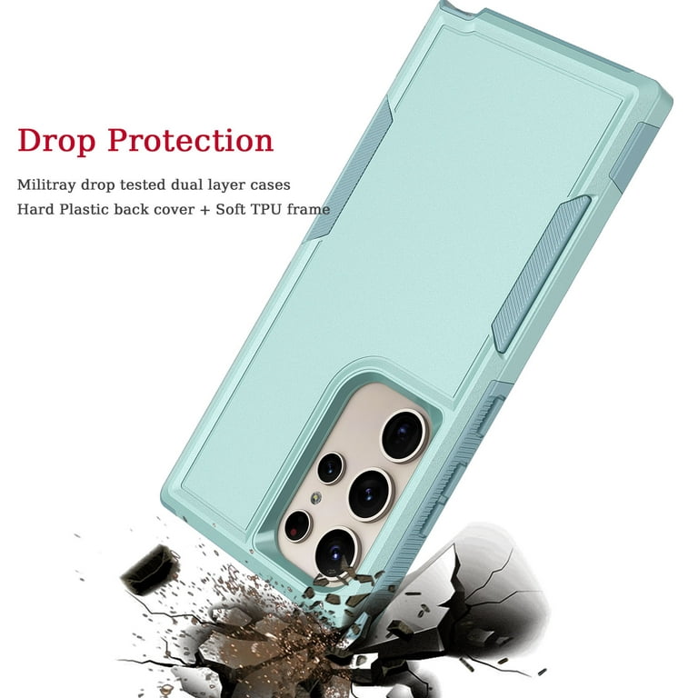 Galaxy S24 Ultra 5G 6.8 inches Clear Case: Shockproof Protective