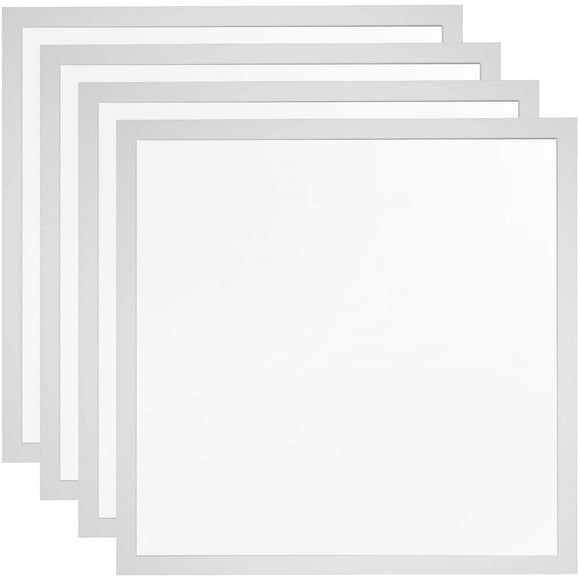 2X2 LED Flat Panel Light, 3000K, 30W, Pack of 4, Fixture for Office, Retail and Commercial locations, UL Certified
