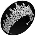 thumbnail image 2 of COCIDE Tiara y corona plateadas para mujer, coronas de reina de cristal, tiaras de princesa con diamantes de imitación para niña, novia, accesorios para el cabello para novia, fiesta de cumpleaños, gr, 2 of 4