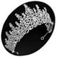thumbnail image 2 of COCIDE Tiara y corona plateadas para mujer, coronas de reina de cristal, tiaras de princesa con diamantes de imitación para niña, novia, accesorios para el cabello para novia, fiesta de cumpleaños, gr, 2 of 4
