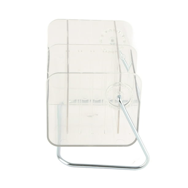 Soporte de control remoto NikouMX plástico transparente organizador de escritorio