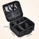 thumbnail image 4 of Cosmetic Bag Portable Travel Make Up Bag-Black,Professional Makeup Organizer Bag Make Up Storage Cosmetic Box Waterproof Artist Make Up Bag Makeup Tra, 4 of 5