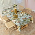thumbnail image 6 of Pioneer Flower Floral Print Pattern Rectangle Tablecloth 60"x102",Waterproof Polyester Rectangle Table Cloth, Wipeable Spillproof Polyester Tablecloth for Dining, Camping, Indoor and Outdoor, 6 of 6