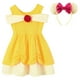 thumbnail image 1 of Disney Kids Dresses For Girls Summer Vestido Rapunzel Clothes Frozen Princess Elsa Anna Belle Moana Minnie Birthday Party Dress6-7T(Tag140) Gao Jinjia LED, 1 of 2