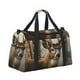 thumbnail image 2 of Easygdp American Wildlife Deer Forest Bolsa de Gimnasio, Bolsa de Viaje Duffel, Bolsa de Fin de Semana con Compartimentos, Bolsa de Mano para Noche, 2 of 7