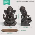 thumbnail image 2 of Incense Burner Handcraft Ceramic Statue Hand Backflow Incense Burner for Home Decor Decoration, 2 of 8