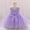 Purple, variant on Girls Formal Princess Dress, Summer Flower Girl Wedding Dress with Tulle Skirt for Bridal Party, Junior Bridesmaid Pageant Gown for Special Occasions Age 6M-4Y Blackish Green 100