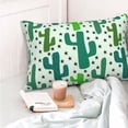 thumbnail image 4 of Kdxio Cotton Pillow Cases 16"x24" Pillowcases,Soft and Breathable Bedroom Pillow Cases-Cactus 1-No Pillow Core, 4 of 5