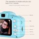 thumbnail image 4 of Mejora la cámara selfie para niños, regalos de cumpleaños de Navidad para niños de 3 a 9 años, cámaras de vídeo digitales HD para niños pequeños, juguete portátil azul, 4 of 5