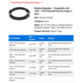 thumbnail image 2 of Window Regulator - Compatible with 1987 - 1996 Chevy Beretta Coupe 2-Door 1988 1989 1990 1991 1992 1993 1994 1995, 2 of 2