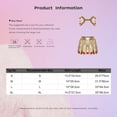 thumbnail image 7 of Aislor Mens Metallic Cupid Set Shiny Valentines Outfits Chest Harness with Slit Skirt Gold XL, 7 of 7