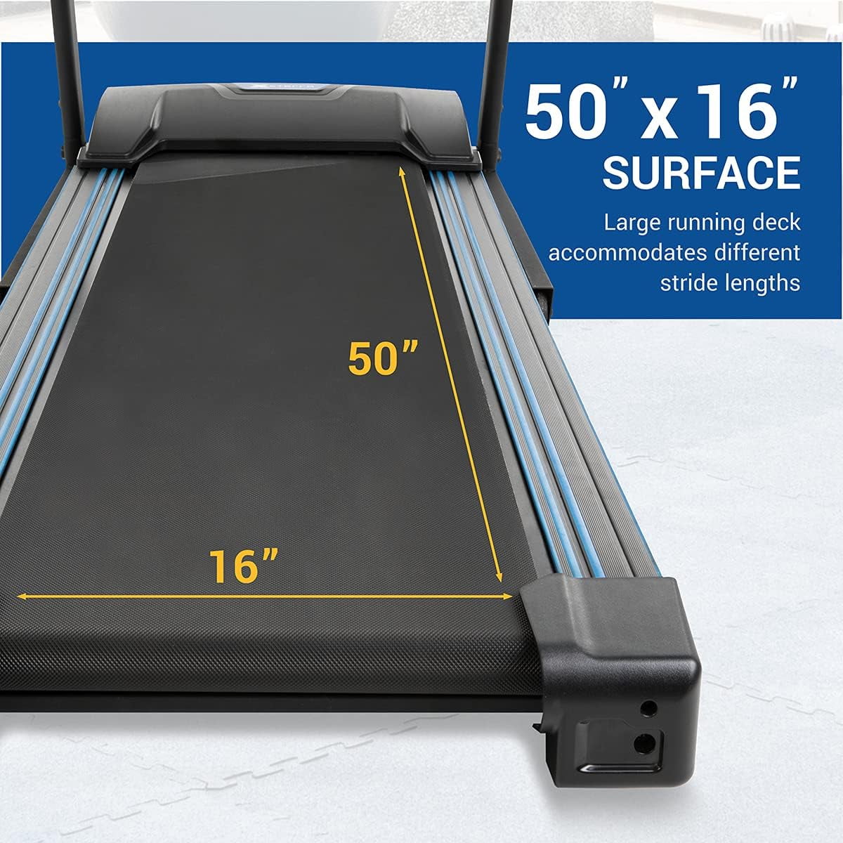 XTERRA Fitness TR150 Folding Treadmill Black