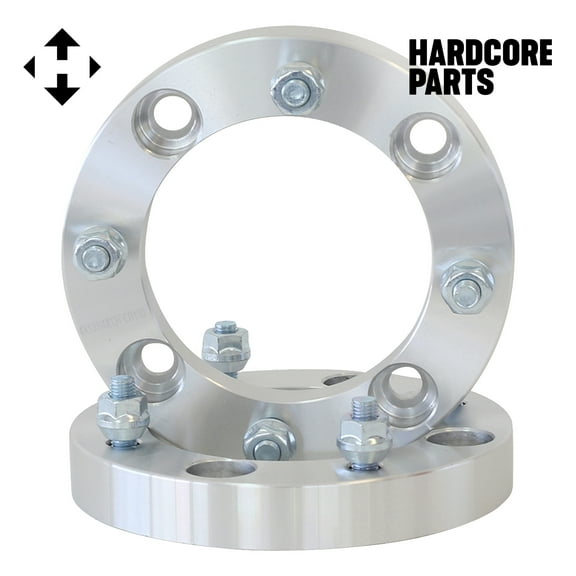 2 QTY 1" 4x110 to 4x137 ATV Wheel Spacer Adapters Center Bore: 74mm Stud: 10x1.25