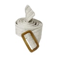 thumbnail image 4 of Cinturón de plumón para mujer, faja sencilla decorativa, cinta para la cintura Beige, 4 of 9