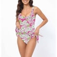 thumbnail image 1 of Maillot de Bain pour Femmes 2024 Mode pour Femmes Assortie Maillot de Bain Imprimé Multicolore Ajusté et Froncé Maillot de Bain Maillot de Bain pour Femmes 2024, 1 of 4