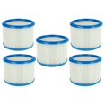 thumbnail image 1 of 5-Piece Vacuum Filter Compatible with Makita VC3011L VC2512L VC3012M VC3511L VC2511 VC3012L Dust Extractor - Blue and White Cartridge Filter, 1 of 4