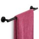 thumbnail image 1 of Marmolux Acc - Toallero negro mate - Toallero de baño de 24 pulgadas - Barra SUS 304 de acero inoxidable resistente - Juego de almacenamiento de toallero montado en la pared - Ideal para baño y cocina, 1 of 5