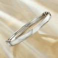 thumbnail image 4 of Ross-Simons Sterling Silver Polished Bangle Bracelet, Women's, Adult, 4 of 5