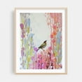 thumbnail image 2 of le vent est douceur sur mes joues - Painting Watercolor Bird Abstract Floral Nature Pastel Wildlife Unframed Wall Art Print 22 x 28 inches, 2 of 4