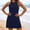 Navy, variant on IUYRTFE Women's Sleeveless Crew Neck A Line Mini Dress Loose Fit Solid Color Summer Shift Dress