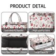 thumbnail image 4 of Large Capacity Tote Bag,White Christmas Cookie Pattern Handbag Fashion Luxury Tote Bag,15.7"x13"x 5.1" Inches,Laptop Compatible, 4 of 6