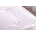 thumbnail image 4 of HTOOQ 2 Pack King Pillow Shams (20" X36(King), White), 4 of 5