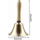 thumbnail image 2 of Brass Hand Bell - Loud Classroom Bell With Handle, 2 of 5