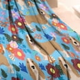 thumbnail image 3 of Basset Hound Dog and Flower Blanket,Comfortable Soft Flannel Throw Blanket,All Season,Warm Lightweight Blankets for Sofa Bed Couch Living Room Chair,30"x40"(80x100cm), 3 of 4