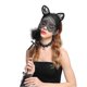 thumbnail image 5 of Diadema de encaje con orejas de gato KAIYANG para Mujer Máscara de Ojos Negra Tocado de Fiesta, 5 of 5