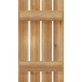 thumbnail image 5 of 15"W x 27"H TimberCraft Four 3 3/8" Boards Spaced Board-n-Batten Shutters, Rough Sawn Western Red Cedar (Per Pair), 5 of 13