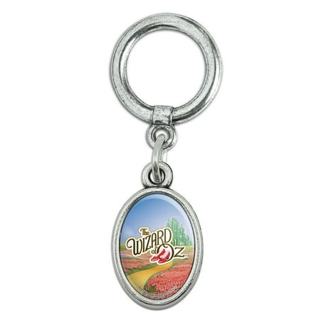 The Wizard of Oz Ruby Slippers Logo Shoe Sneaker Shoelace Oval Charm Jewelry