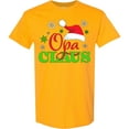 thumbnail image 3 of Inktastic Opa Claus with Christmas Santa Hat and Snowflakes T-Shirt, 3 of 5