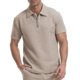 thumbnail image 1 of pstuiky Mangas cortas para hombre, Camisa de manga corta con cuello vuelto y brillante para hombre ropa de hombre l, 1 of 8
