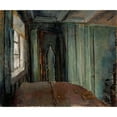thumbnail image 2 of Christian Krohg 17x15 Gold Ornate Wood Frame and Double Matted Museum Art Print Titled - The Green Room (1920), 2 of 4