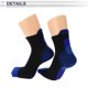 thumbnail image 5 of Calcetines de ciclismo Unique Bargains que absorben el sudor, calcetines para bicicleta al aire libre, negros y azules, tamaño XL, neutros y universales, 1 par, combinación de colores, 5 of 7