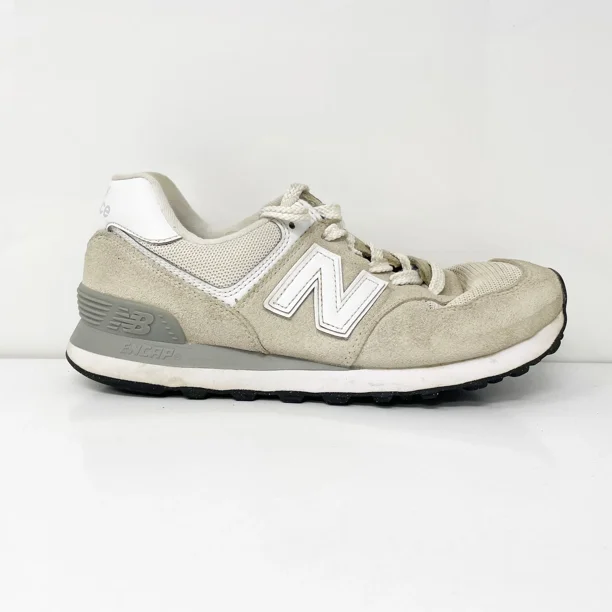 New Balance Unisex 574 WL574EVW Beige Casual Shoes Sneakers Size M 7.5 W 9 B